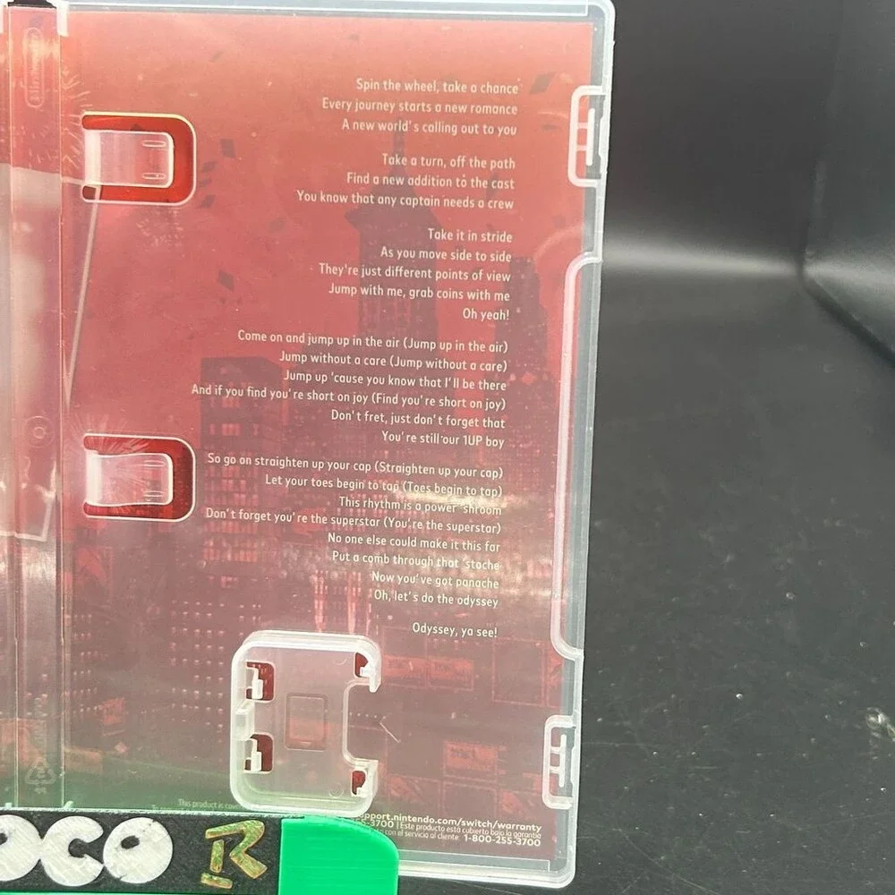 Super Mario Odyssey NSW E10+ (Nintendo Switch, 2017) CASE ONLY